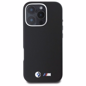 BMW M Smooth Full Wrapped Metal MagSafe ümbris jaoks iPhone 16 Pro - must
