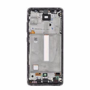 AMOLED LCD-дисплей FIXCELL с рамкой для SAMSUNG A52 4G/5G, черный (замененное стекло)