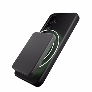 Puro Icon Mag Silicone Ümbris with MagSafe jaoks Samsung Galaxy S25+ - must