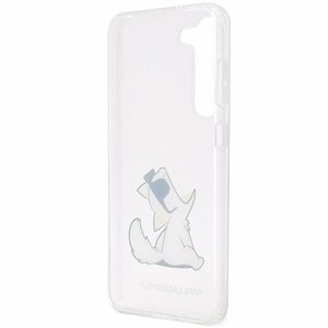 Karl Lagerfeld KLHCS23MCFNRC S23+ S916 прозрачный жёсткий чехол Choupette Fun