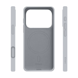 Etteri Silicone Mag ümbris iPhone 17 Pro / 18 Pro jaoks, hõbedane