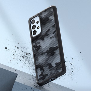 Ringke Fusion Matte tpu korpus koos raamiga Samsung Galaxy A73 jaoks must