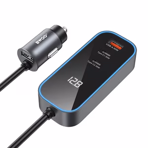 BWOO CC107 PD car laadija 1x USB-C - USB-A port 30W must