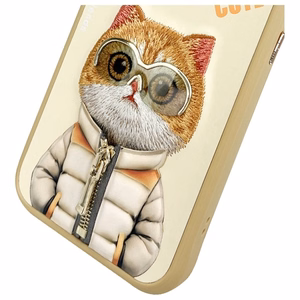 Nimmy Cool&Cute 2.0 Cat Ümbris jaoks iPhone 15 Pro - Roheline