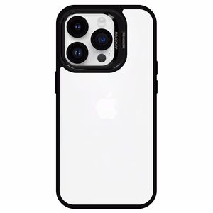 Tel Protect Kickstand Ümbris + camera glass (lens) jaoks Iphone 15 Plus must