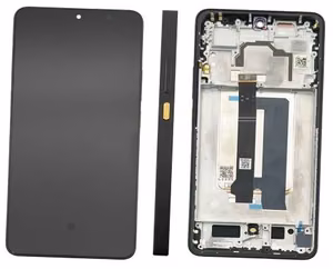 LCD screen Xiaomi Poco X6 Pro 5G koos touch screen koos frame Kollane original (service pack)