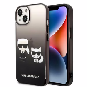 Karl Lagerfeld KLHCP14STGKCK iPhone 14 6,1 "hardcase must / must Gradient Ikonik Karl & Choupette