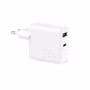 Puro 25W Power Delivery USB-A USB-C Wall Laadija - valge