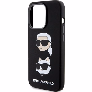 KARL LAGERFELD ümbris jaoks IPHONE 15 Pro KLHCP15LSDHKCNK (Silicone KC) must