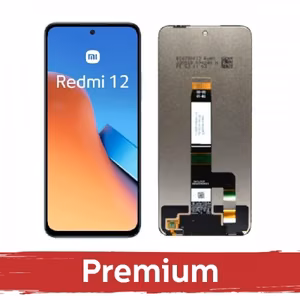 LCD Ekraan Ühildub Xiaomi Redmi 12 4G / Redmi 12 5G / Poco M6 Pro 5G Must OEM