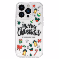 TEL PROTECT Christmas Ümbris jaoks Samsung S23 FE Design 3 Clear