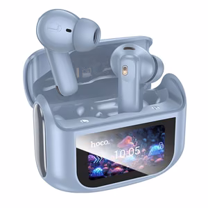 HOCO juhtmevaba kõrvaklapid bluetooth with touch screen TWS ANC + ENC EQ21 sinine star