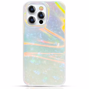 Kingxbar Shell seeria luksuslik ja elegantne telefoniümbris iPhone 13 Pro pärlmutter-müntne