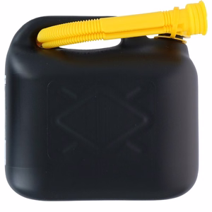Dunlop kütusekanister lehtriga, 5 l, must