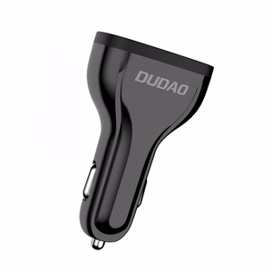 Autolaadija Dudao R7S QC3.0 Quick Charge 18W must (pordid: 3xUSB)