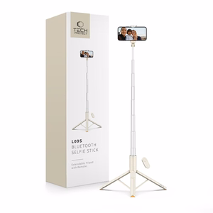 TECH-PROTECT L09S BLUETOOTH SELFIPULK STATIIVIGA BEIGE