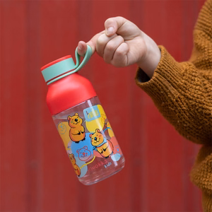 Quokka Ice Kids with Strap Ecozen water bottle, 430 ml, Happy Quokka
