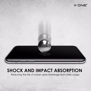 X-ONE Full Cover Extra Strong Matte - для iPhone 15 Pro закалённое стекло 9H