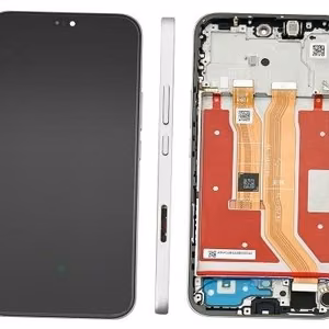 LCD-ekraan Huawei Honor 400 Lite jaoks puuteekraani ja raamiga, Velvet Grey, originaal (service pack)