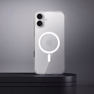 Clear Elite Mag Ümbris antiyellowing compatible with Camera Control button and MagSafe jaoks IPHONE 16 Air läbipaistev