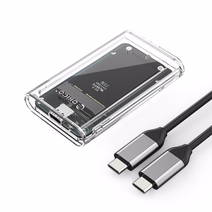 Orico TC10-MS MSATA USB-C 3.2 5Gb/s kettakassett - läbipaistev