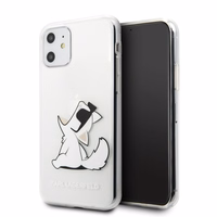 Karl Lagerfeld Choupette Fun iPhone 11 / Xr Ümbris - läbipaistev