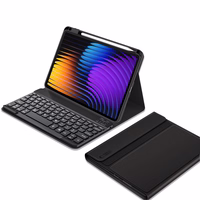 Tech-Protect SC Pen + Keyboard Ümbris jaoks Xiaomi Pad 7 / 7 Pro - Must