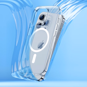 Benks Magnetic Crystal Ümbris jaoks Iphone 15 Plus läbipaistev