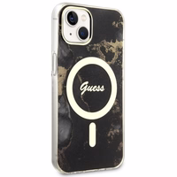 Guess GUHMP14MHTMRSK iPhone 14 Plus 6.7" must/must hardcase Golden Marble MagSafe