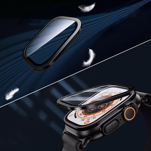 Tech-Protect 2-pack tempered glass for Apple Watch Ultra 49mm - silver and black