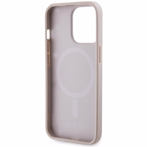 Guess GUHMP13LP4RPSP iPhone 13 Pro / 13 6.1" розовый/розовый hardcase 4G Printed Stripes MagSafe