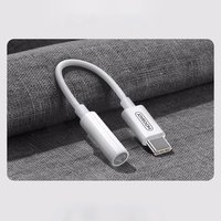 Joyroom SH-C1 headphone mini jack 3.5 mm (female) / USB-C (male) adapter - valge