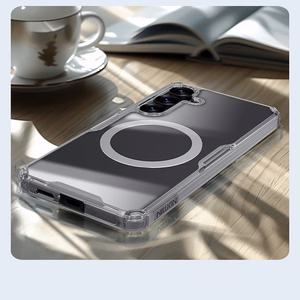 Nillkin Nature TPU Pro Magnetic Ümbris with MagSafe jaoks Samsung S25 - valge