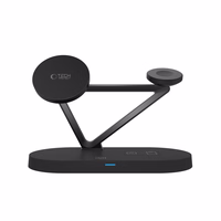 Tech-Protect QI15W-A41 3in1 Wireless Laadija koos MagSafe jaoks Apple Devices - must