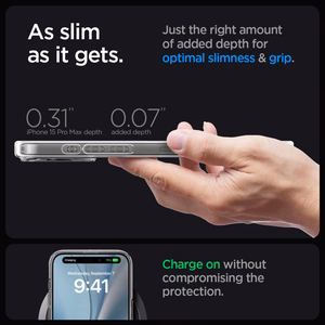 Spigen Ultra Hybrid Mag Ümbris with MagSafe jaoks iPhone 15 Pro Max - valge