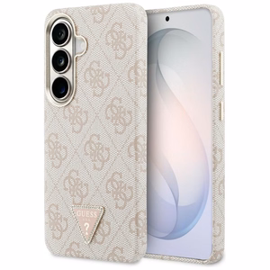 Guess ümbris 4G Triangle Logo MagSafe for Samsung Galaxy S26 roosa