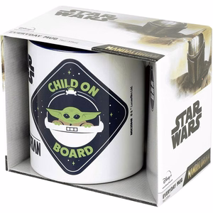 Star Wars The Mandalorian Baby Yoda keraamiline kruus kinkekarbis, 300 ml