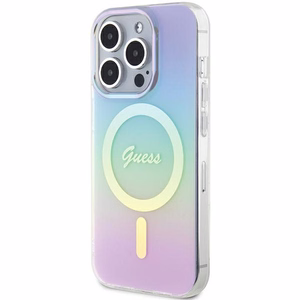 Guess GUHMP15XHITSU iPhone 15 Pro Max 6.7" lilla/lilla hardcase IML Iridescent MagSafe
