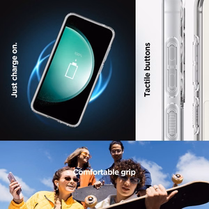 SPIGEN ümbris ULTRA HYBRID Onetap Ring compatible with MagSafe SAMSUNG S23 FE must