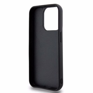 DKNY 3D Rubber Repeat Pattern ümbris jaoks iPhone 15 Pro Max - must