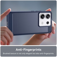 Carbon Ümbris jaoks Xiaomi Redmi Note 13 Pro - sinine