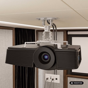 Maclean MC-200 W projektori laekinnitus, 54–320 mm, kuni 13,5 kg, 360° pööratav