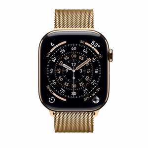 Crong Milano Steel Milano-punusega roostevabast terasest kellarihm Apple Watchile 44/45/46/49 mm, roosakuldne