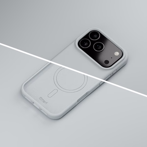 Etteri Silicone Mag ümbris iPhone 17 Pro / 18 Pro jaoks, hõbedane