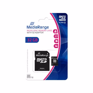 Mälu Micro SDHC 32GB C10/adapteriga MR959 MEDIARANGE