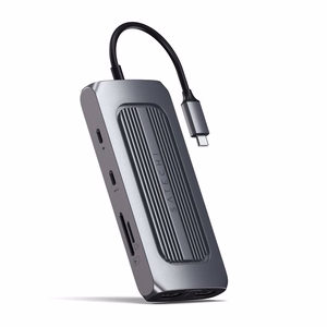 Adapter HUB 8in1 USB C Satechi ST-UCMXAM space hall