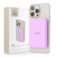 Tech-Protect LifeMag MagSafe PB10 5000mAh energiapank - roosa