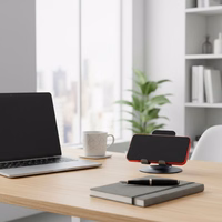 Desk hoidja jaoks phone / tablet foldable Forcell F-Grip Fold Alus 3 360 hall