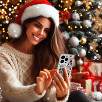 TEL PROTECT Christmas Ümbris jaoks Samsung S23 Design 5 Clear