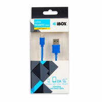iBox IKUMTCB USB cable 1 m USB 2.0 USB A USB C sinine